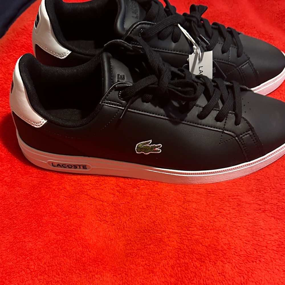 Lacoste Black and White Men's Sneakers